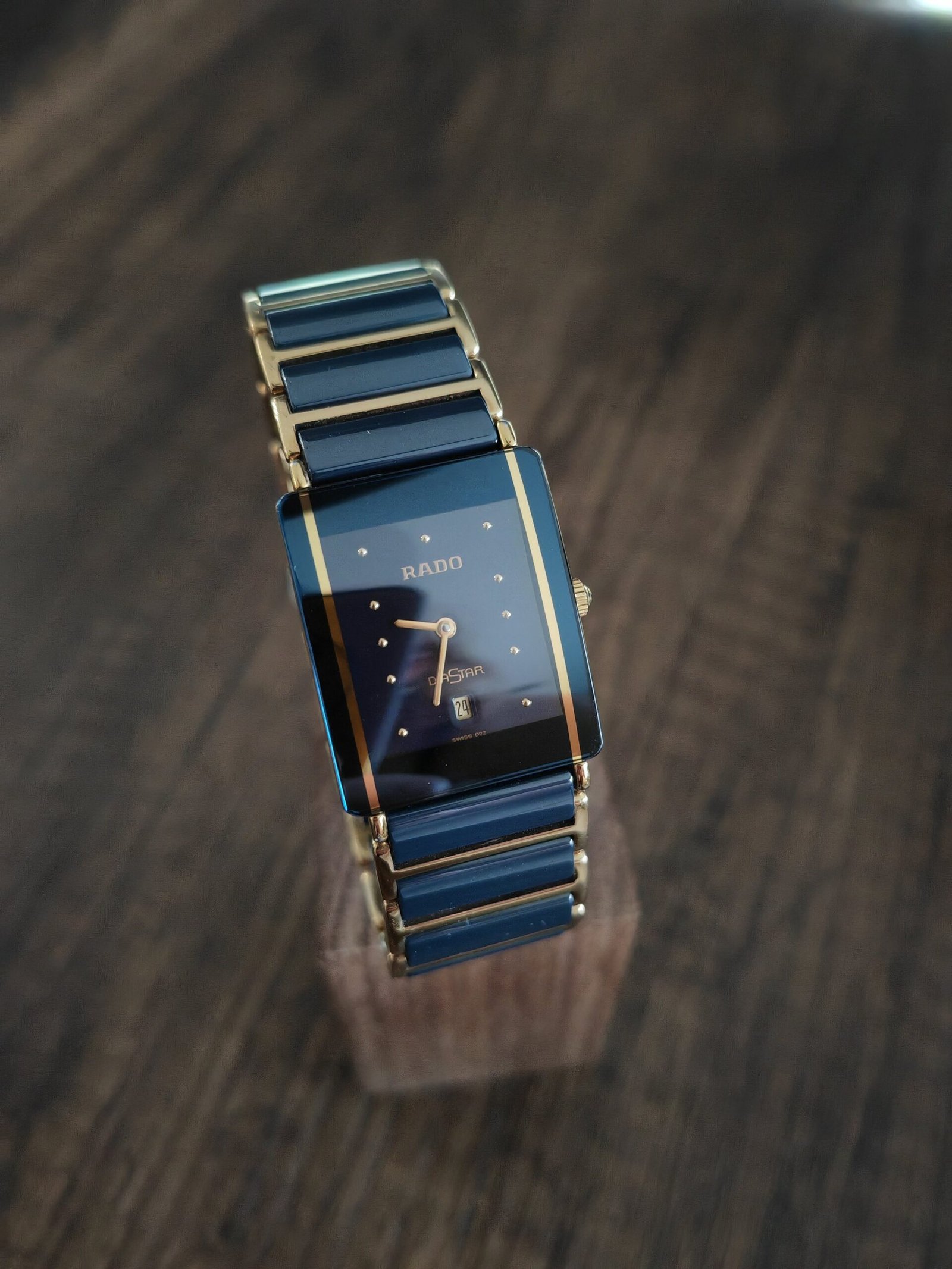 Rado diastar integral bleu 24mm mixte – Image 5