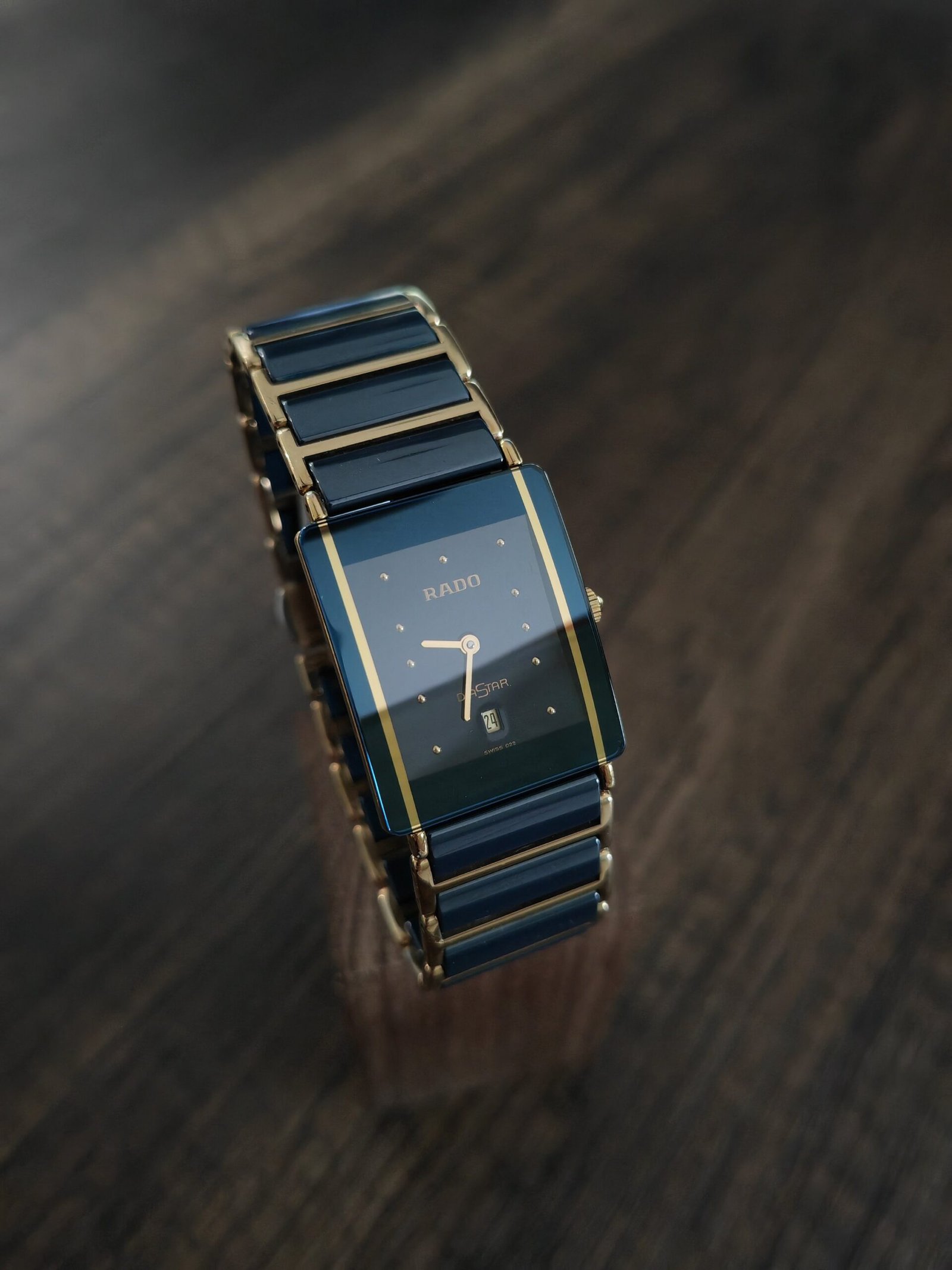 Rado diastar integral bleu 24mm mixte – Image 2