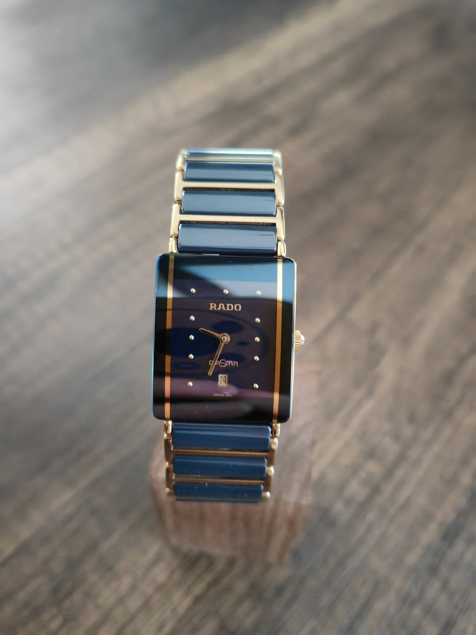 Rado diastar integral bleu 24mm mixte – Image 4