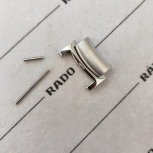 Rado maillon centrix 20mm argent / argent