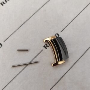 Rado maillon centrix 20mm or / noir