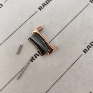 Rado maillon centrix 20mm cuivré / noir