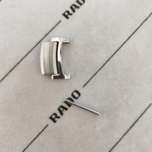 Rado maillon centrix 15 mm argent / argent