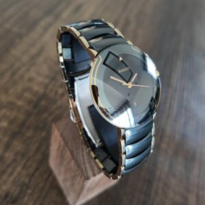 Rado Diastar coupole 32.5mm montre bracelet or/noir