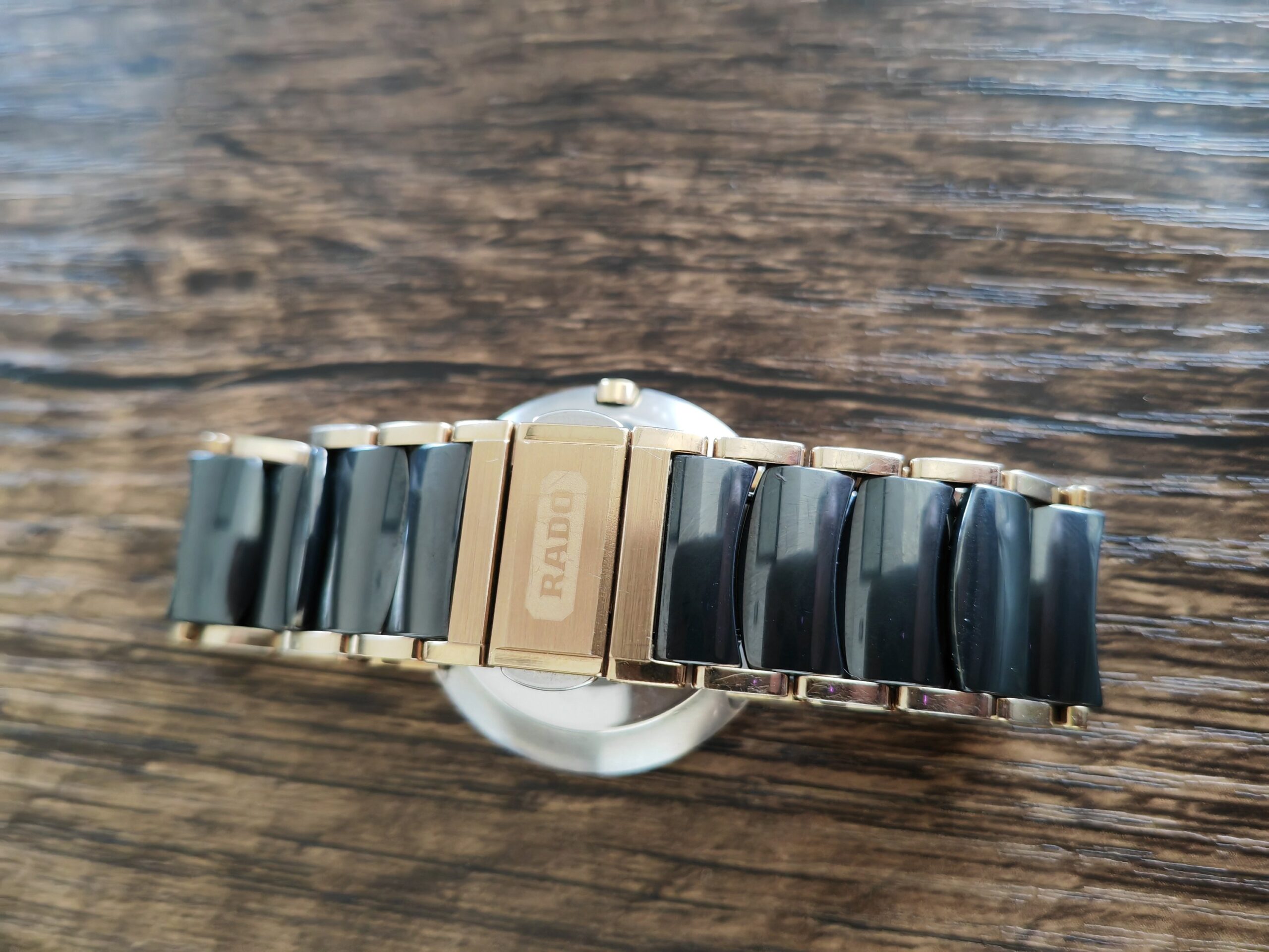 Rado Diastar coupole 32.5mm montre bracelet or/noir 12 Rado Diastar coupole 32.5mm montre bracelet or/noir – Image 12