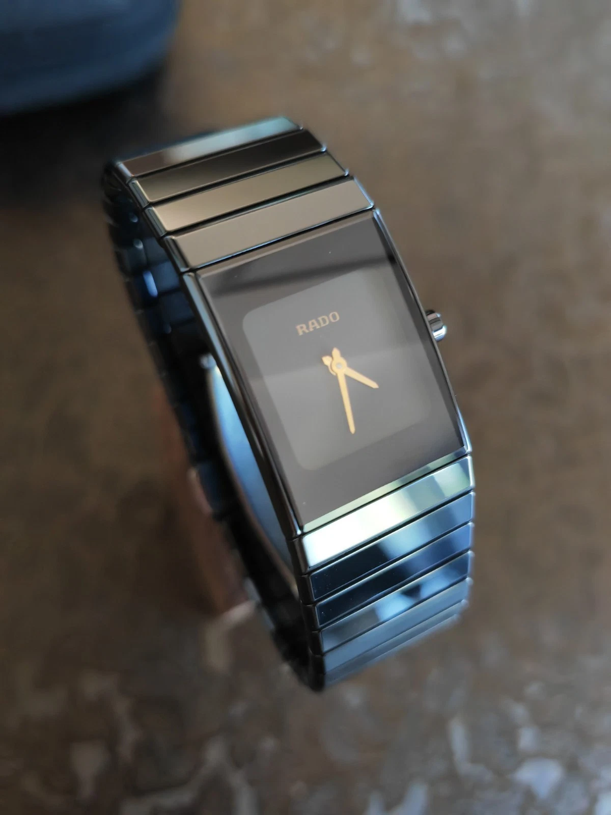Rado diastar ceramica 153.0349.3 montre bracelet 21mm black dial 1 rado diastrar