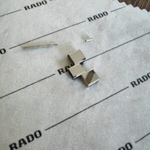 Rado maillon diamaster 20 mm argent miroir