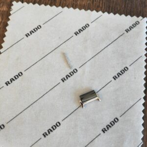 Rado maillon diastar intégral 15 mm argent / noir