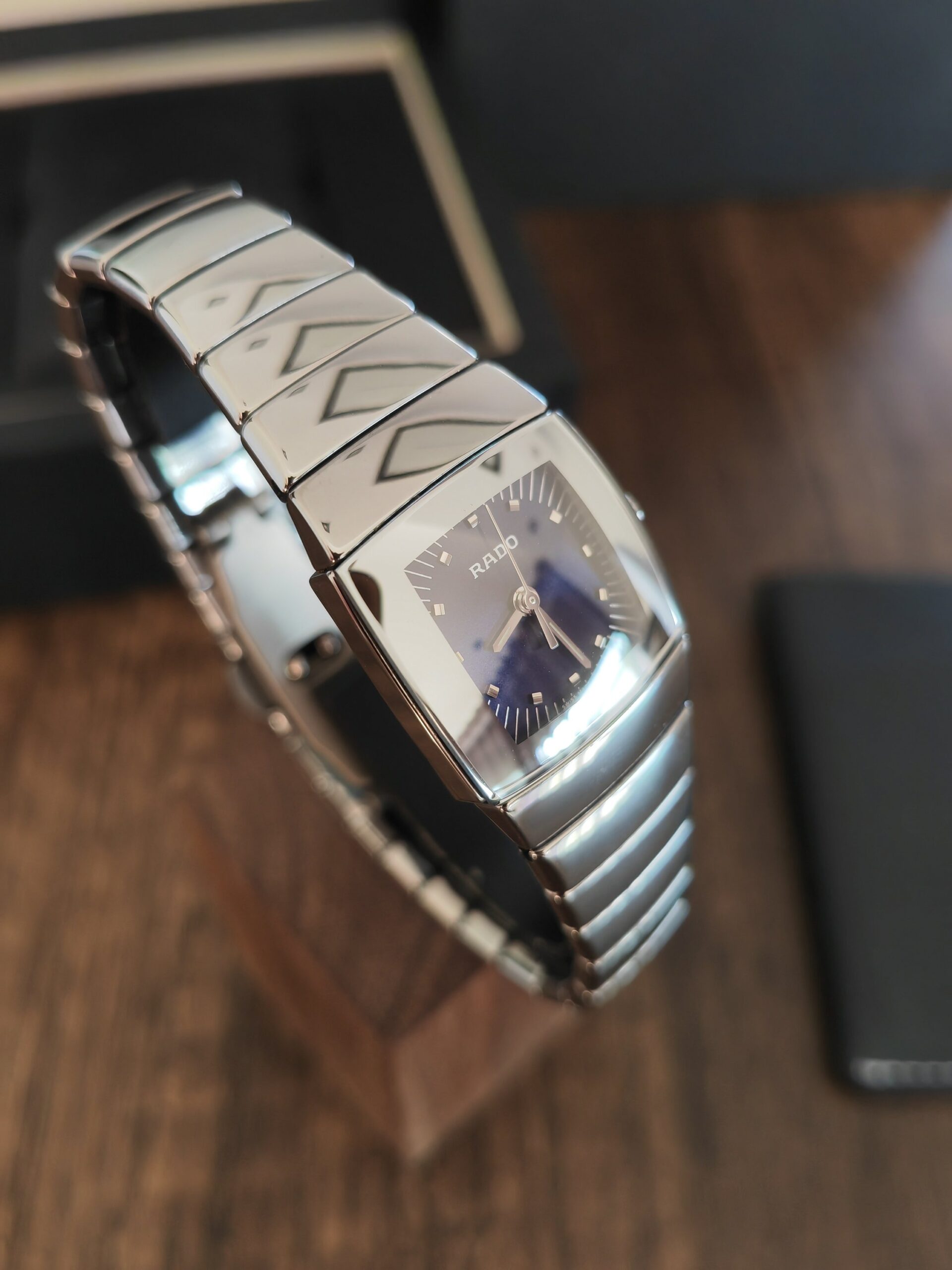 Rado Diastar sintra 318.0722.3 cadran bleu 22 mm full set 1 Rado Diastar sintra 318.0722.3 cadran bleu 22 mm full set
