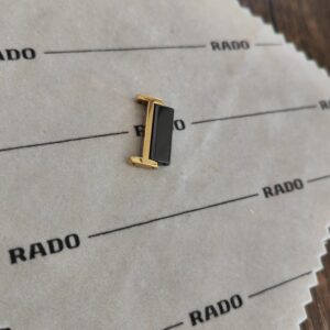 Rado maillon diastar intégral 19 mm couleur or / noir