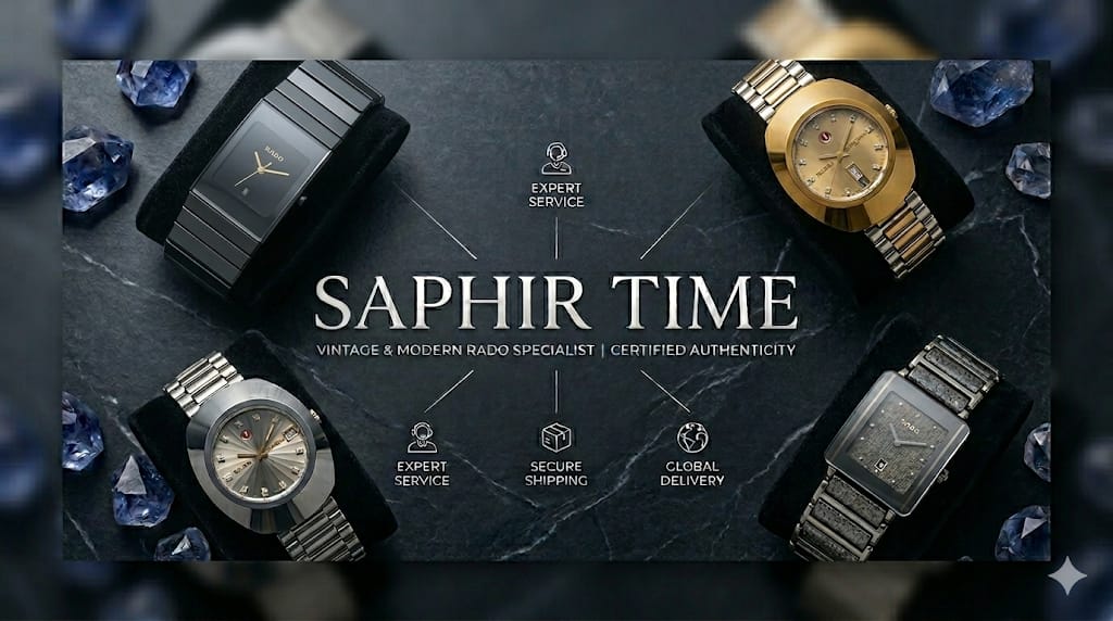 Contact Saphir Time 1 Contacter Saphir time Selection de 4 montres rado vintage dont les modeles ceramica et diastar a la vente