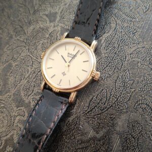 Rado vintage  110.5163.2  montre 24mm couleur or / marron